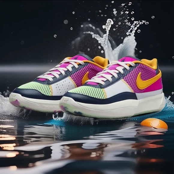 Nike Ja 1 SE‎ "Camp Ja" FN4977-400 Sneaker Kids Size 2.5Y - Picture 6 of 6